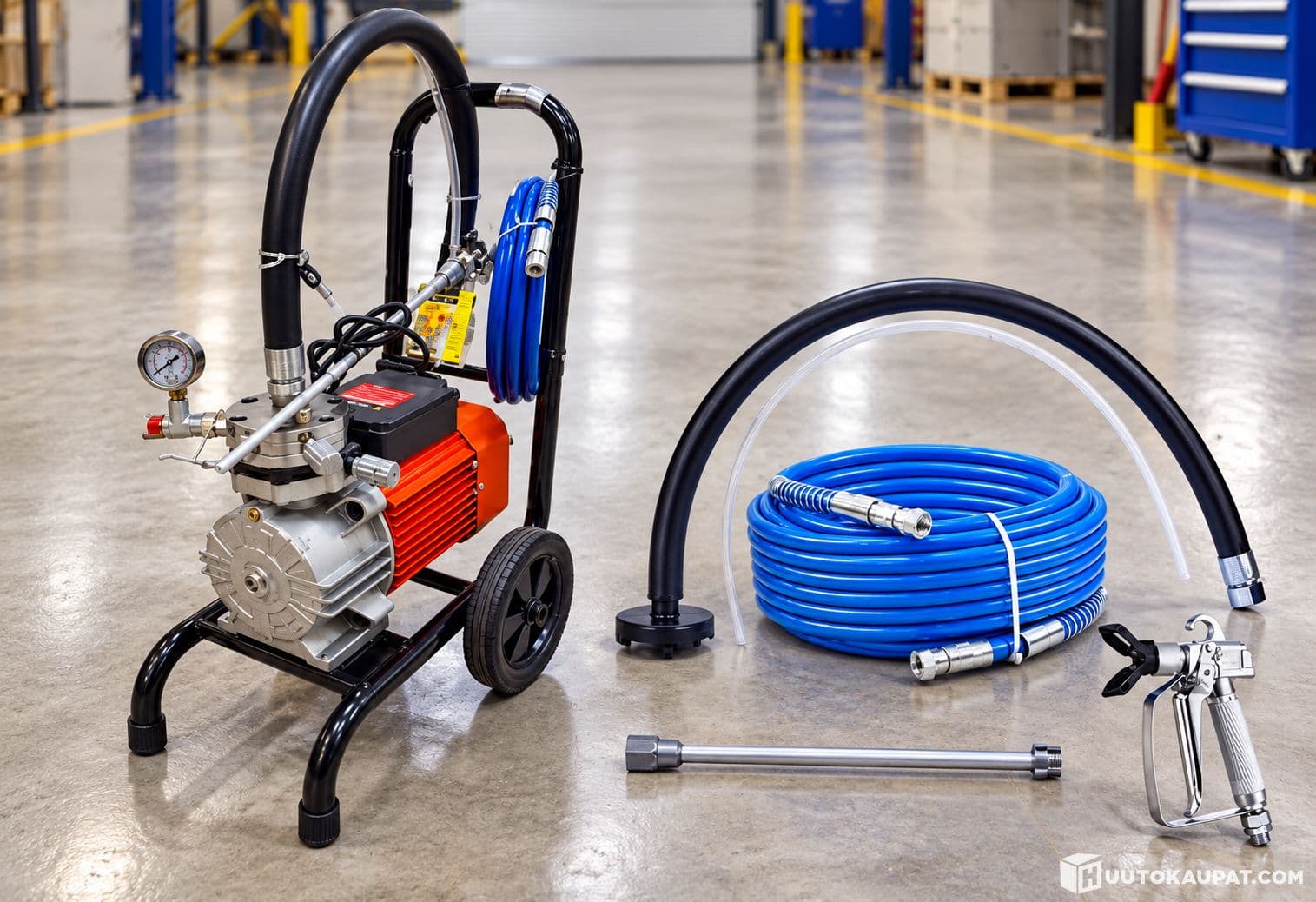 High pressure paint sprayer 3500W 225 bar 15 l/m, Isokyro
