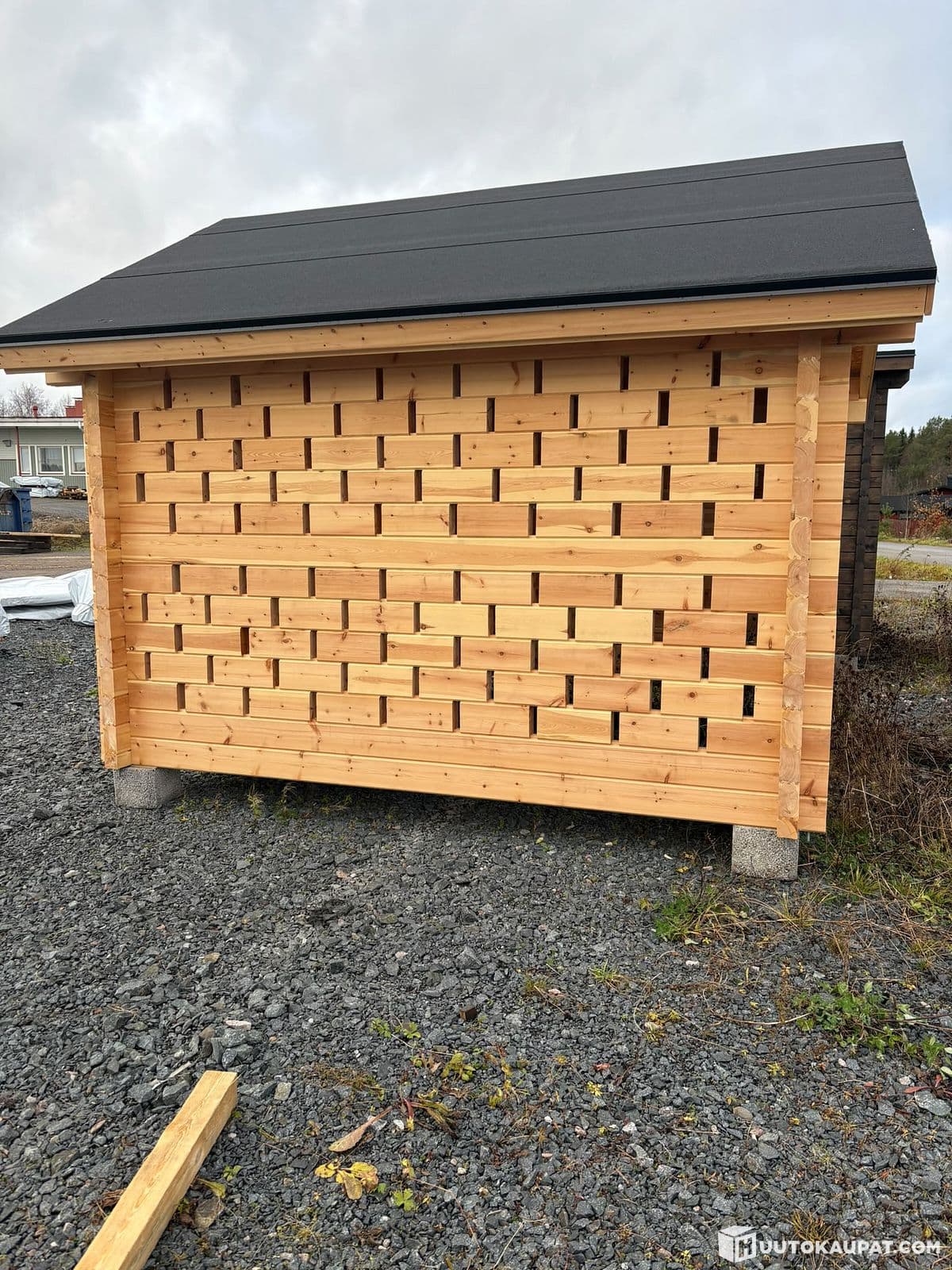 Wood barn 3x3 m, 70x135 from a massive plank, Semi-finished, 2-Quarter, Kalajoki