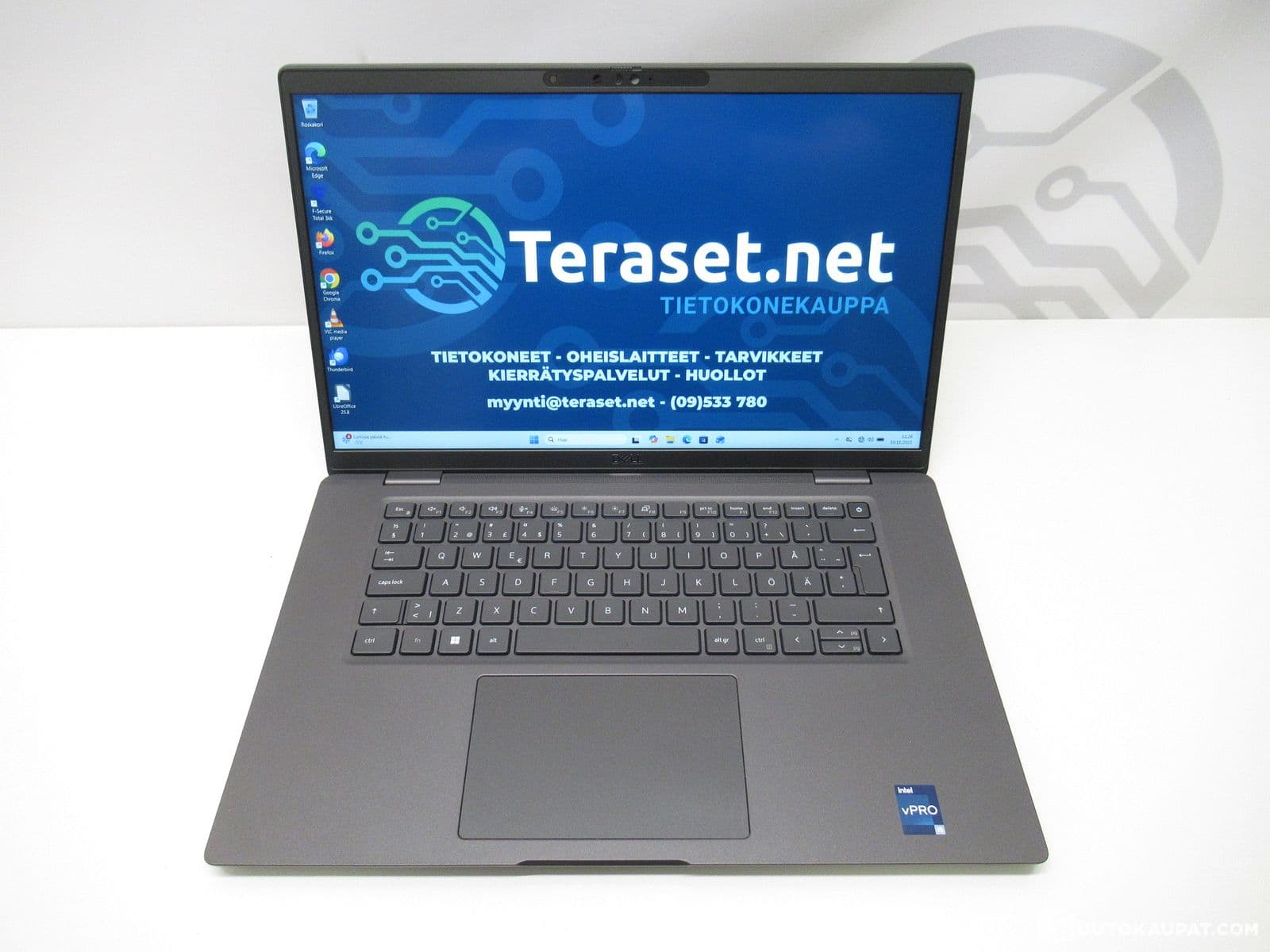 Dell Latitude 7530 15.6" portable, i5-1245U, 16 GB, 512 SSD, Win11Pro and 15.6 inches touch screen, A, Helsinki