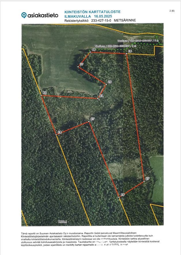 Parse 3 Metsärinne real estate 233-427-15-0, Kauhava