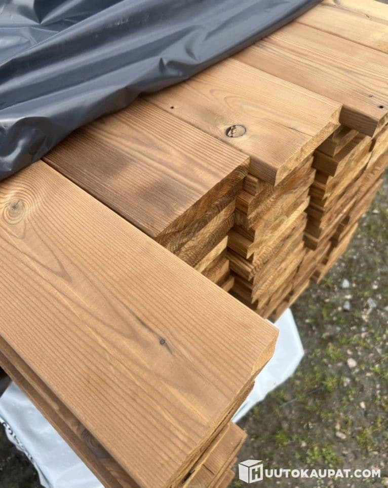 Heat-treated terrace board SHP smooth 26x140 / 348,6 meters / 48,7 m2, Nurmijärvi