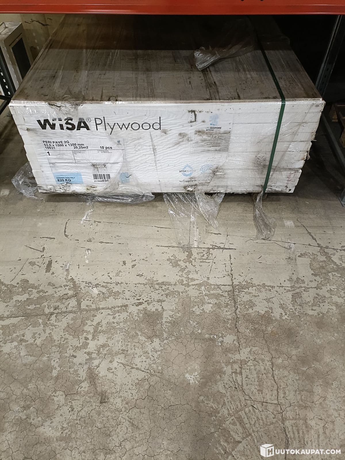 Clearance! Film Plywood 50mm x1500x1350 -F/F-STONE Plate Grade II no CE mark 20 m2 = 10 pcs, Turku
