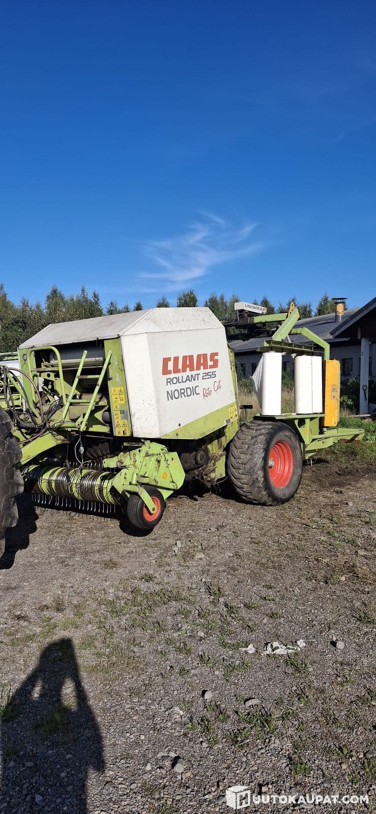 Claas Rollant 255 Nordic Roto Cut Uniwrap baler, 2004, Asikkala