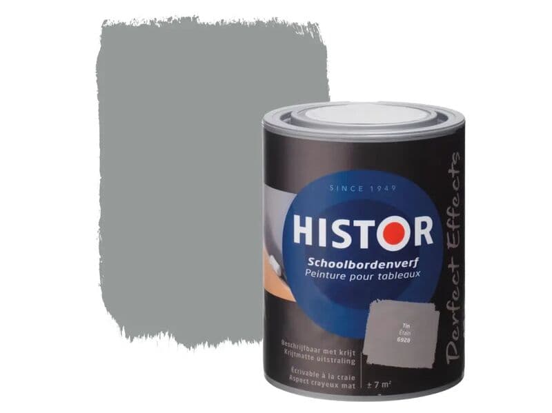 5x Blackboard Paint Histor, perfect effects, tin, 1 liter