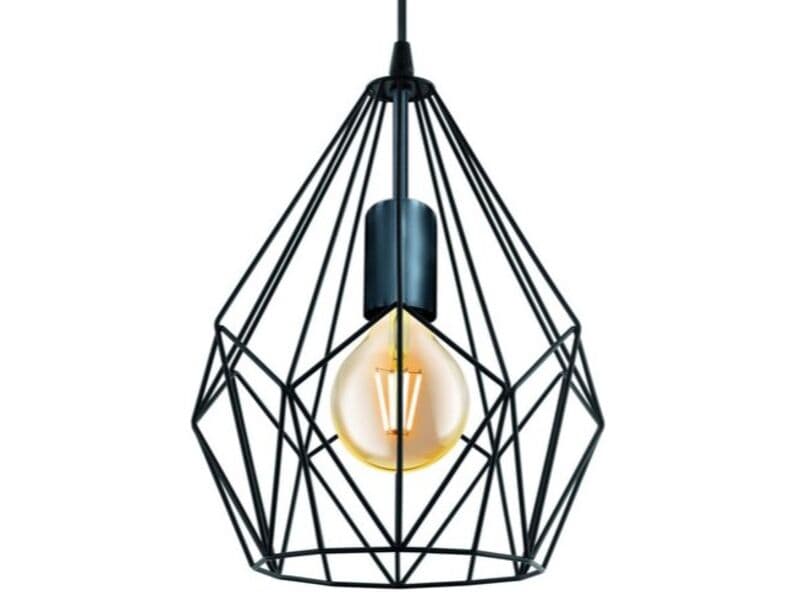 Pendant lamp EGLO, carlton, black