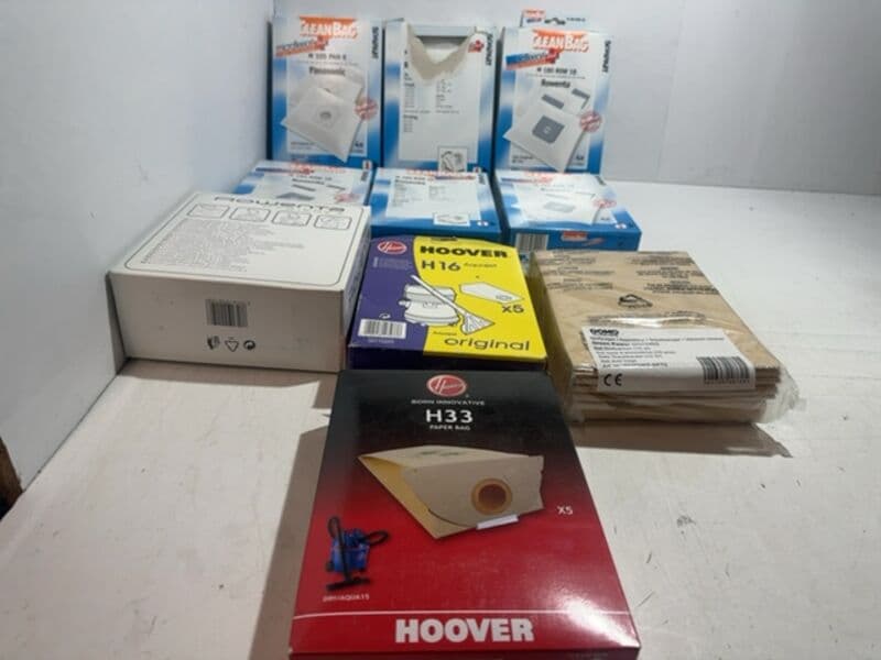 Lot of vacuum cleaner bags Cleanbag, hoover, rowenta