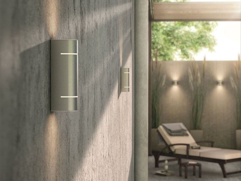 5x Wall lamp 2x4.5W Philips, shadow, anthracite