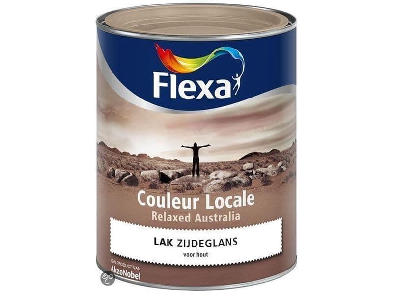 2x Lacquer silk gloss - 0.75 liters Flexa, couleur locale, relaxed australia desert