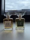 40 pcs green perfumes, 45 pcs white perfumes