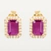 Exclusive Rubin ring in 14K Gold • 1,73 ct Rubiner og Sapphirer.