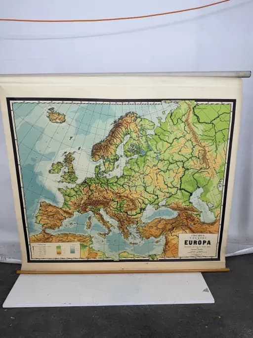 Wall Map Columbus Europe