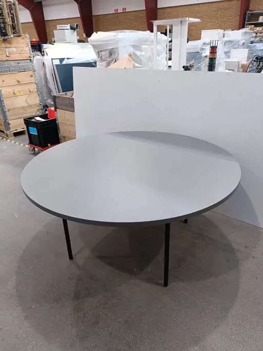 Round table Ø154 cm, gray