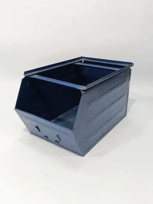 Blue Steel Box 35x20x21 cm
