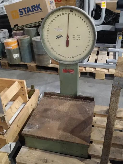 Vintage Hewac Floor Scale Up to 50 kg
