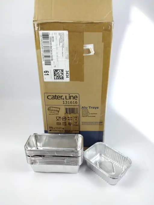 Aluminum trays 500 ml • Approx. 540 pcs.