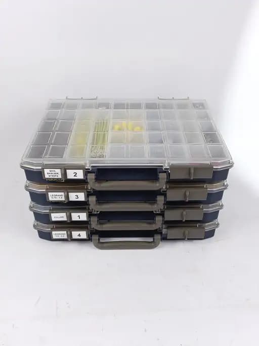 4 Sets of Raaco Carry Lite Parts Boxes