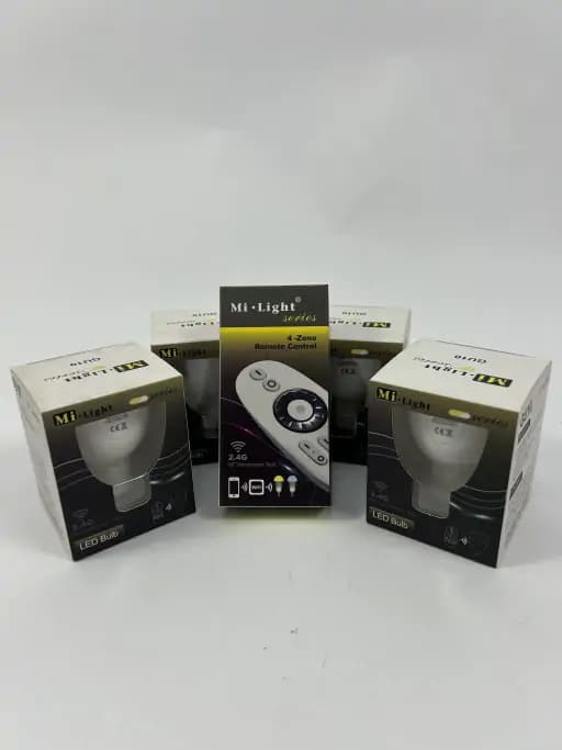 LED light bulbs Mi-Light GU10 & remote control.