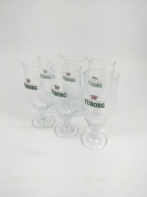 6 pcs. Beer glass Tuborg Ritzenhoff 0,25l