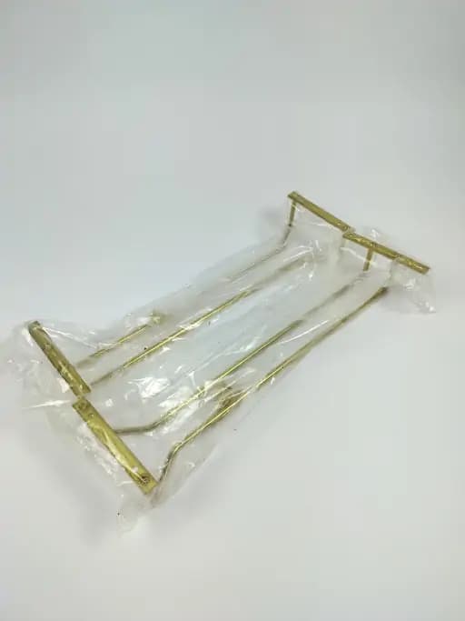 Glass holder brass, 2 pcs.