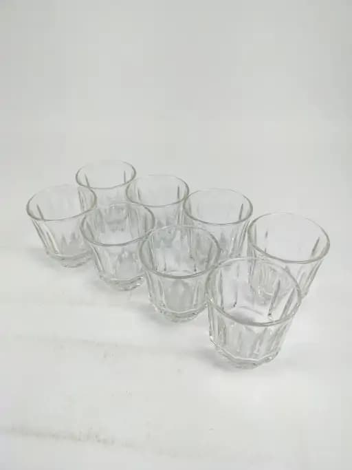 8 pieces Drinking glasses, Rochere France