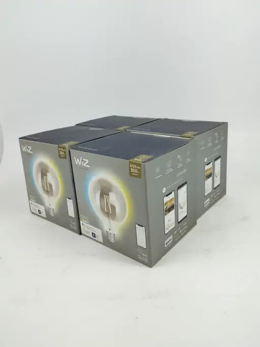 WiZ Filament G125 LED light bulb 4 pcs