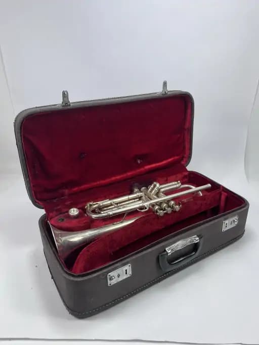 Silver Trumpet with Case
