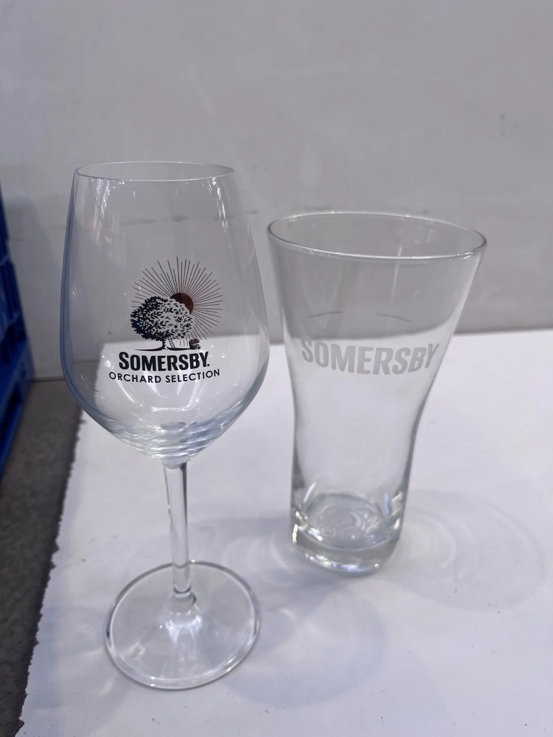 Cider Glasses Somersby Orchard Selection
