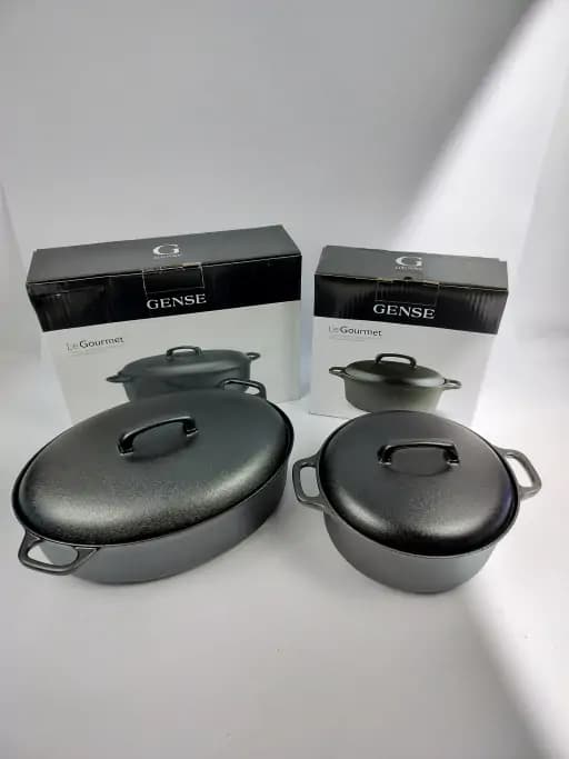 Gense Le Gourmet Cast Iron Pots 3L and 5L