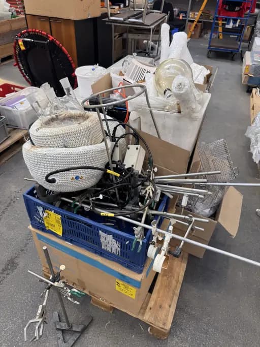 Lot of laboratory equipment