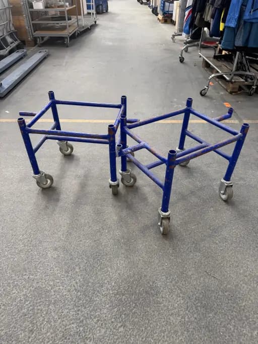 Steel Transport Trolleys 2 pcs.