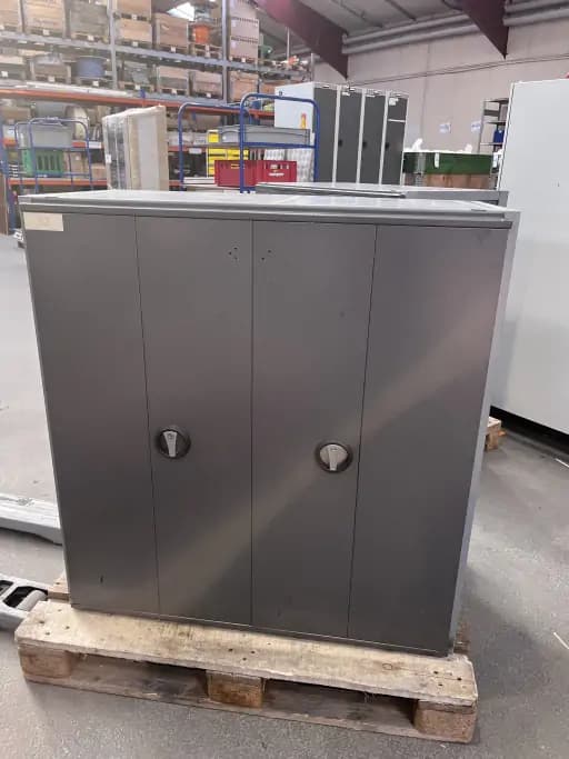 Steel storage cabinet