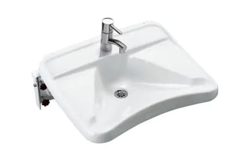 Accessible handicap sink with fittings