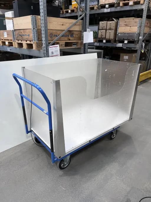 Storage trolley Fetra with sides