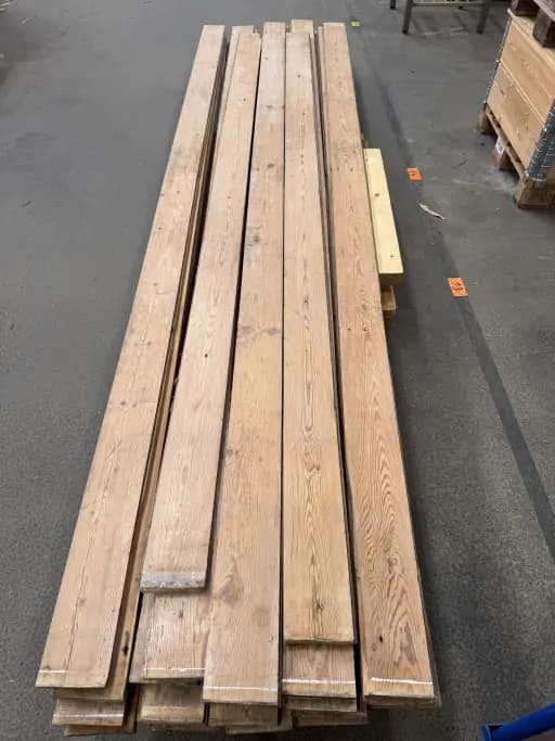 Wood floorboards