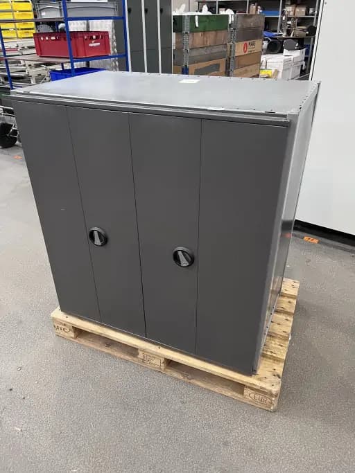 Steel storage cabinet