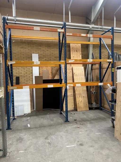 Pallet Racking with 4 Stiles and 12 Beams