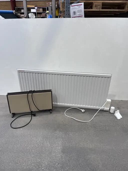 Electric Radiators Lot (2 pcs) + Thermostat