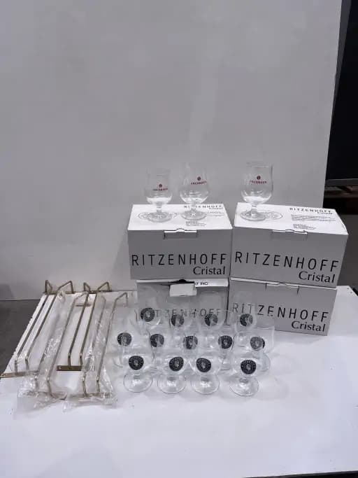 Ritzenhoff Jacobsen beer glasses and hanging