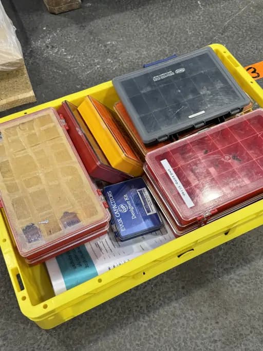 Assorted Boxes with Electronics