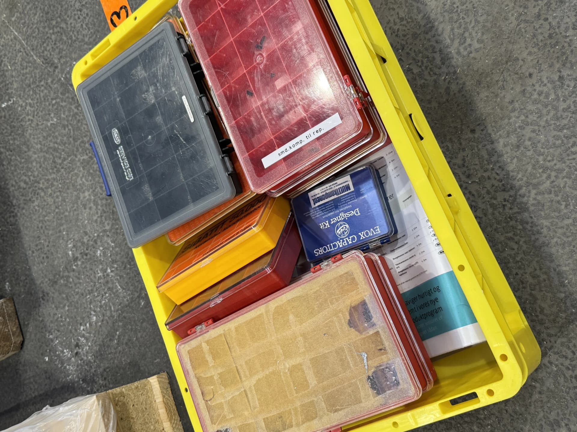 Assorted Boxes with Electronics