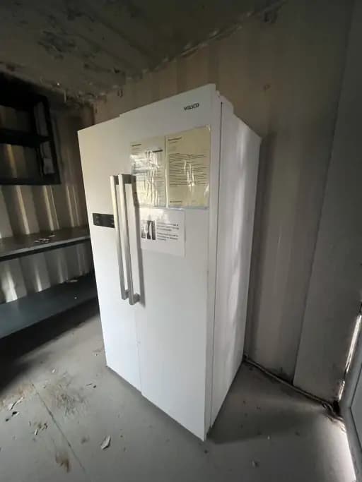 Refrigerator Wasco side-by-side