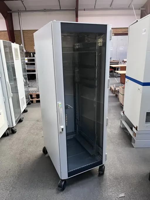 Rittal server rack with glass door