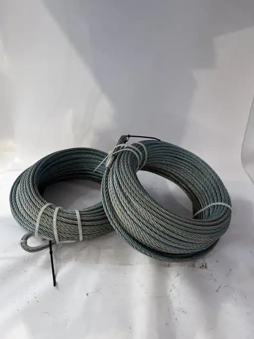 Steel wire with eye, 2 rolls