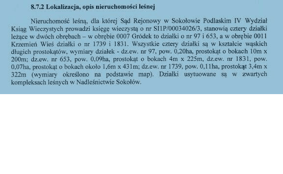 Share 1/2 in forest property property law 0,47 ha