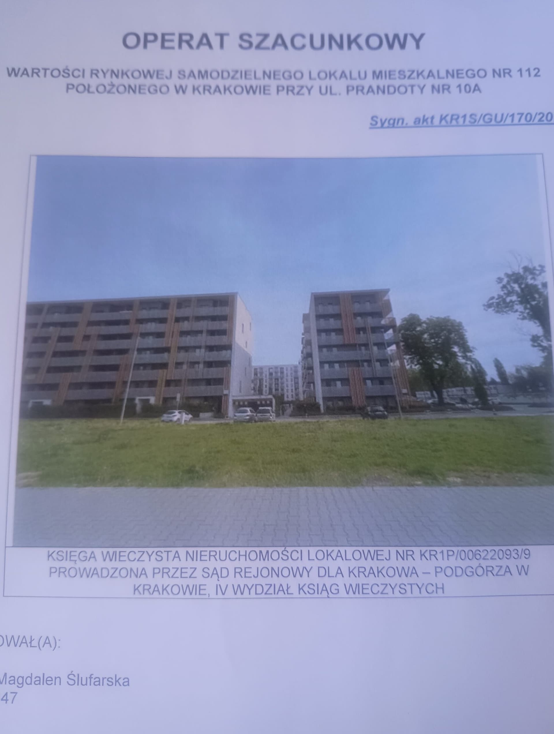 Real estate sale under case KR1S/GUP-s/29/2026
