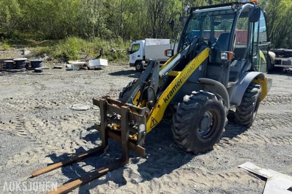 2011 Kramer Allrad 750 hjullaster 4,5 tonn m/ pallegaffel, skuffe og overgangsfeste