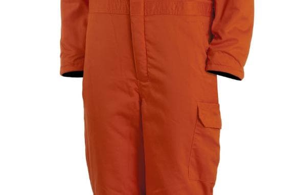 50 stk Univern Antiflame kjeledresser, foret, i oransje - str. 54