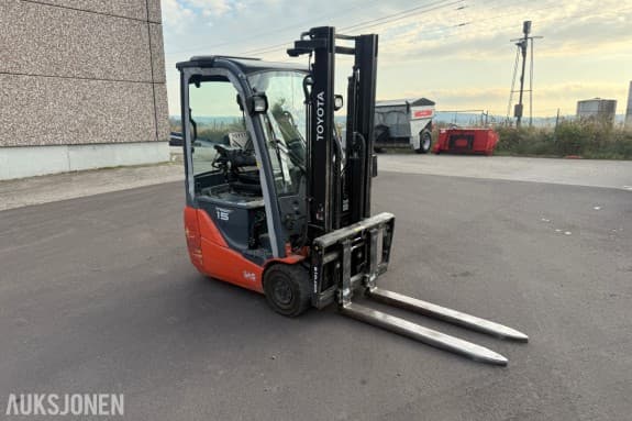 2011 Toyota 8FBET15 motvektstruck 1500KG LAVT TIMETALL