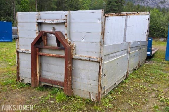 1986 krokcontainer - krokflak - Lastebil - Rep. Objekt