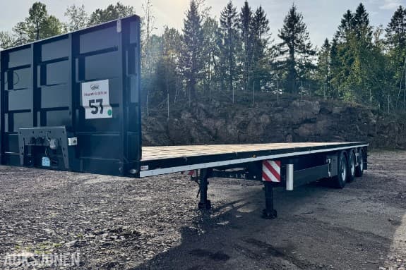2022 Alim Treyler 3-akslet plansemitrailer – 45 tonn totalvekt – EU-Godkjent